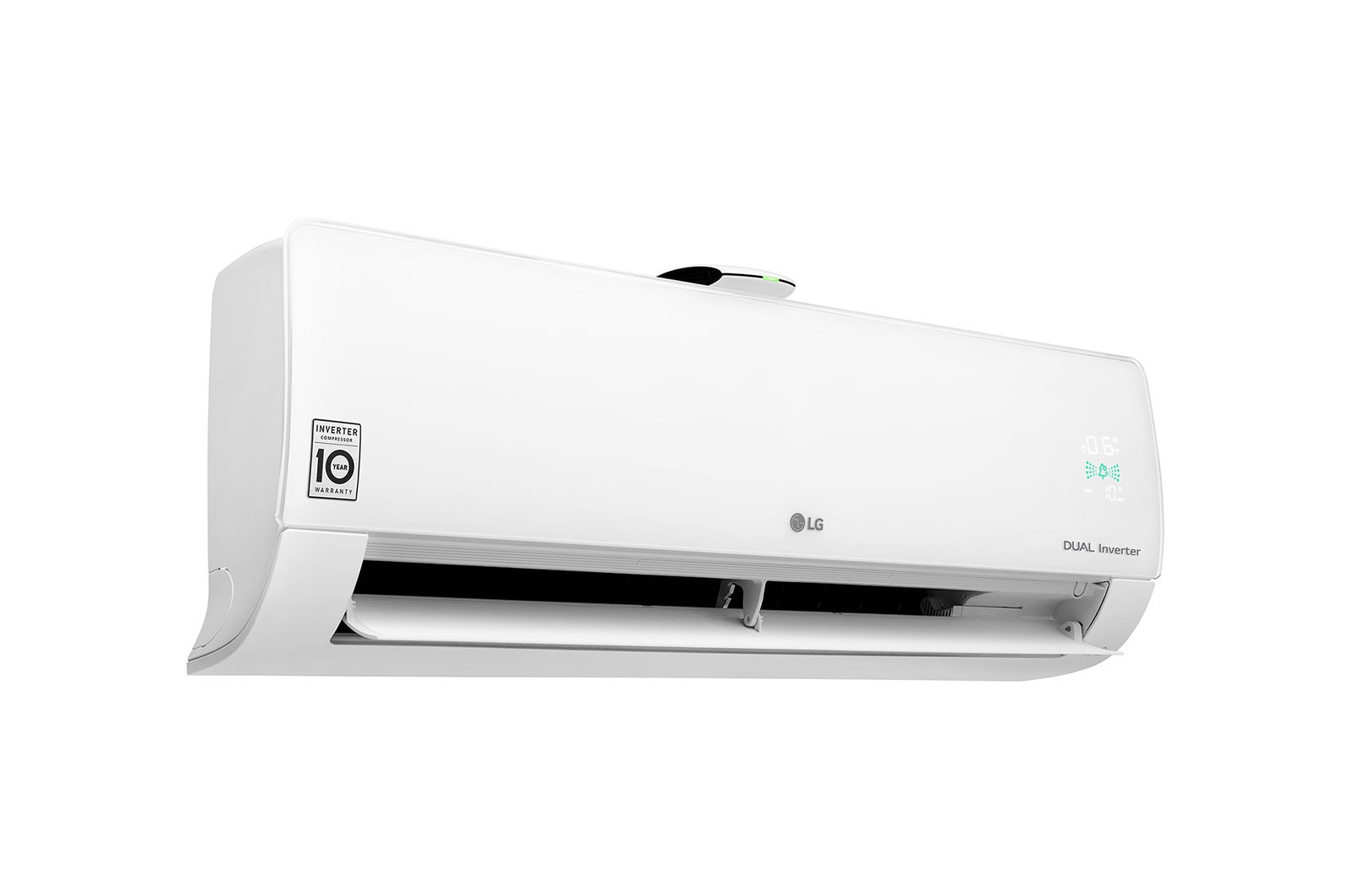 LG DUALCOOL & PURE légkondicionáló légtisztítással, légszűrő funkcióval, új DUAL Inverter kompresszorral, wi-fi vezérléssel, R32, 2,5 kW, fehér, AP09RK