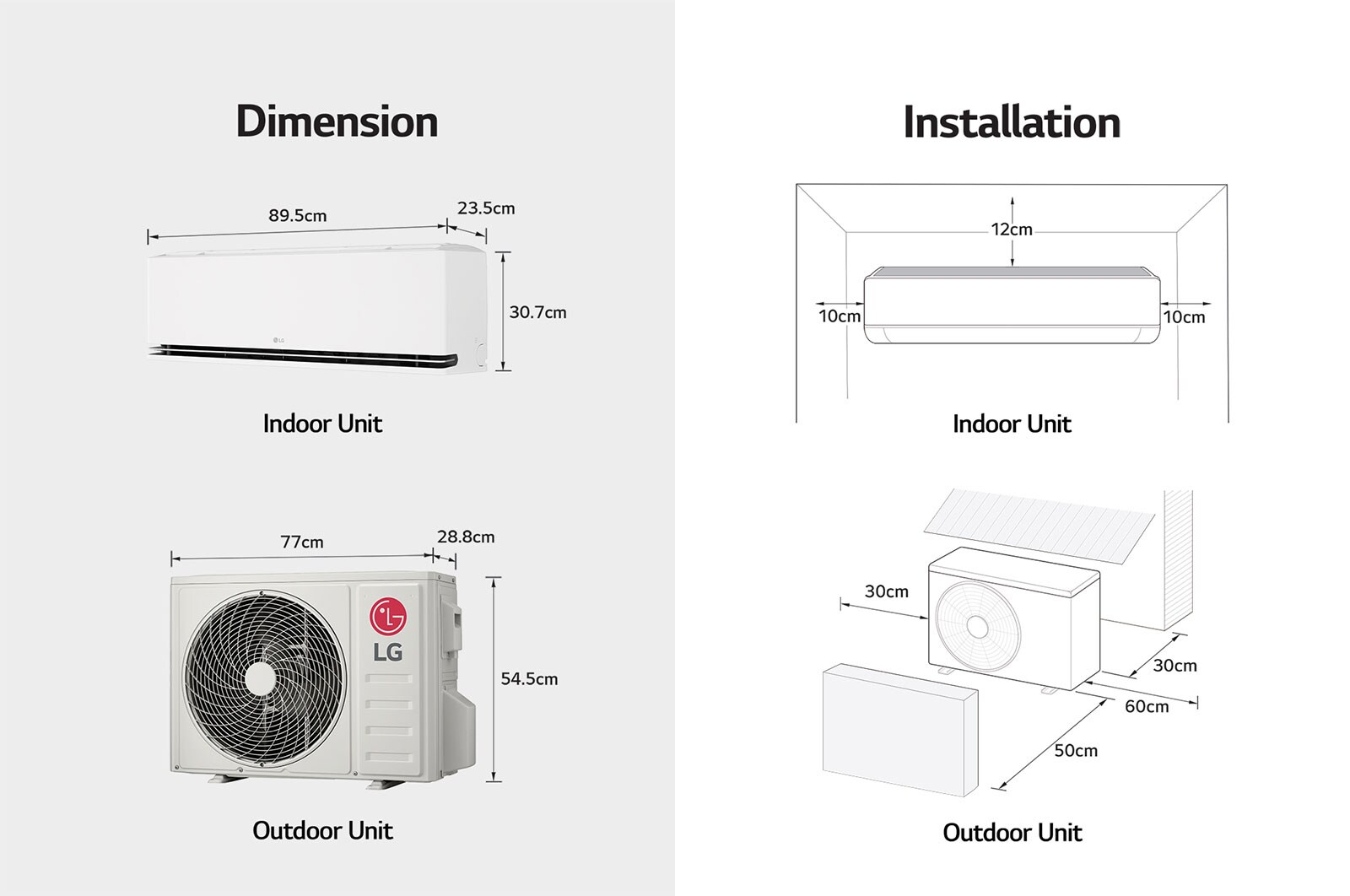 LG DUALCOOL Deluxe, Lágy levegővel, 3,5 kW Split légkondicionáló, H12S1D