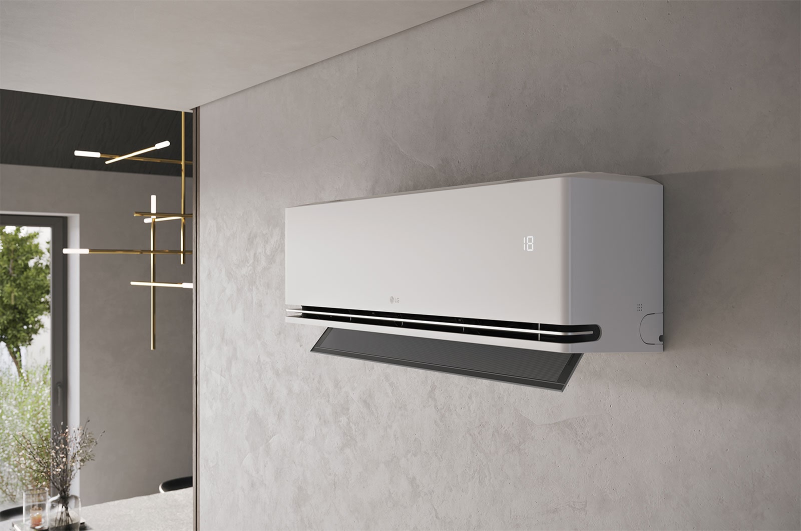 LG DUALCOOL Deluxe, Lágy levegővel, 7 kW Split légkondicionáló, H24S1D