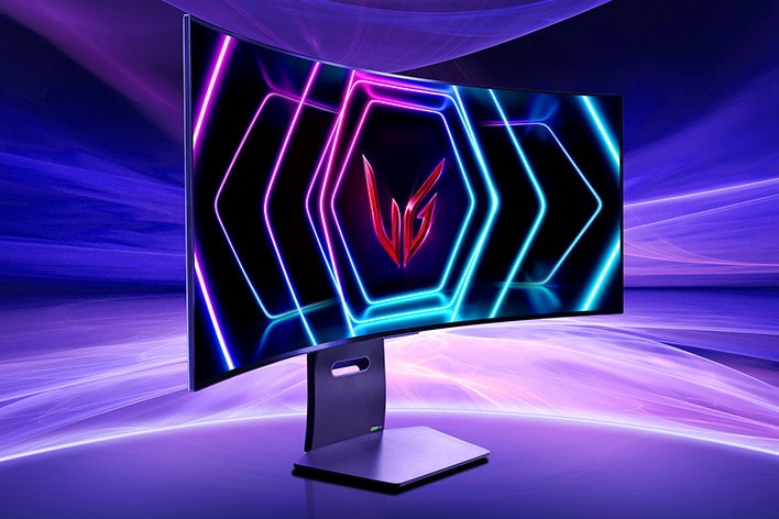 Az UltraGear OLED 39GS95QE gaming monitor termékképe.