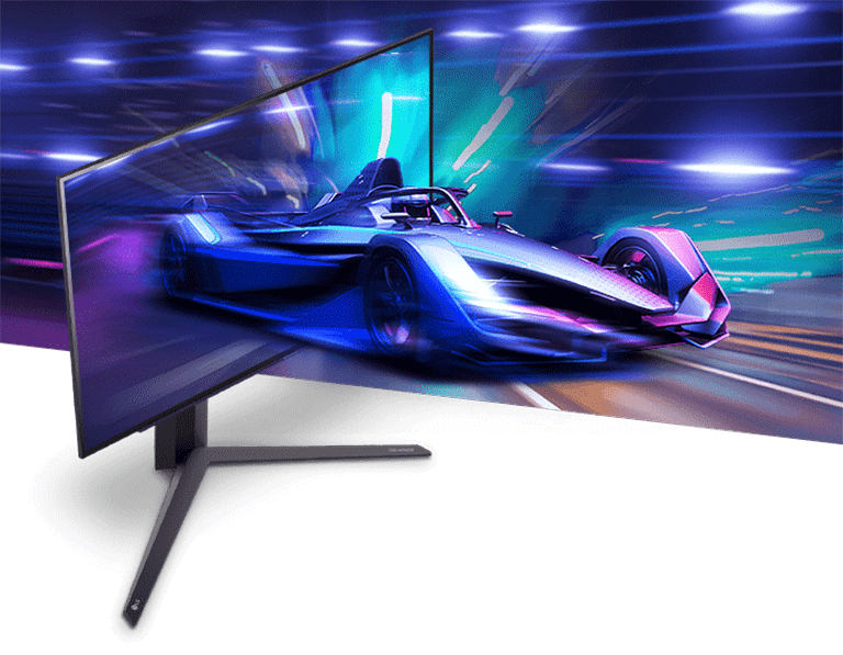 OLED kijelző 240 Hz-es képfrissítéssel és 0,03 ms-os (GtG) válaszidővel.