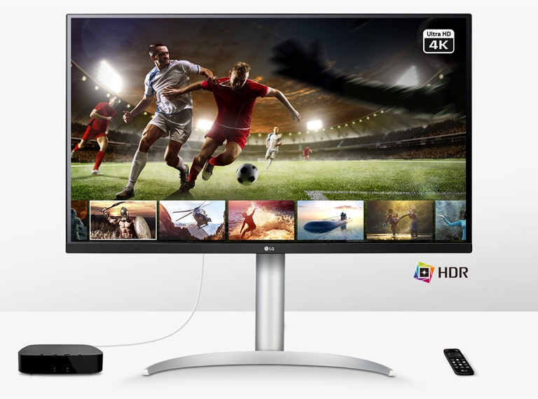 Élő futballmérkőzés Ultra HD 4K HDR minőségben internetes közvetítési szolgáltatásból