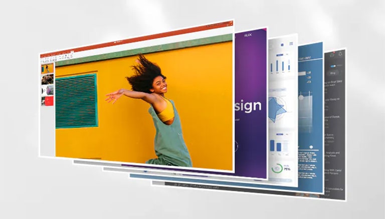 A gyors, 100 Hz-es képfrissítés hibátlan képkockafeltöltést biztosít a különböző programokban.