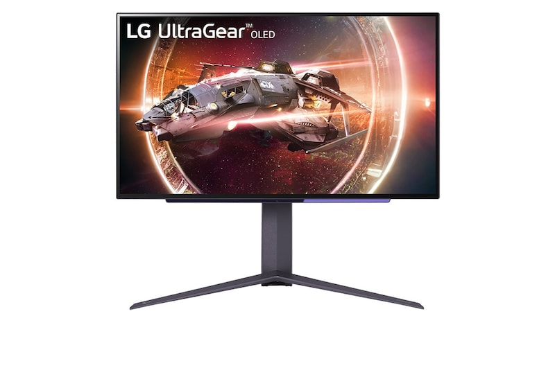 LG 27”-os UltraGear™ OLED 16:9 képarányú QHD gaming monitor 240 Hz-es képfrissítési sebességgel, 27GS95QE-B