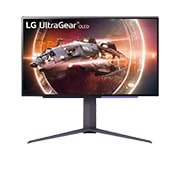 LG 27”-os UltraGear™ OLED 16:9 képarányú QHD gaming monitor 240 Hz-es képfrissítési sebességgel, 27GS95QE-B