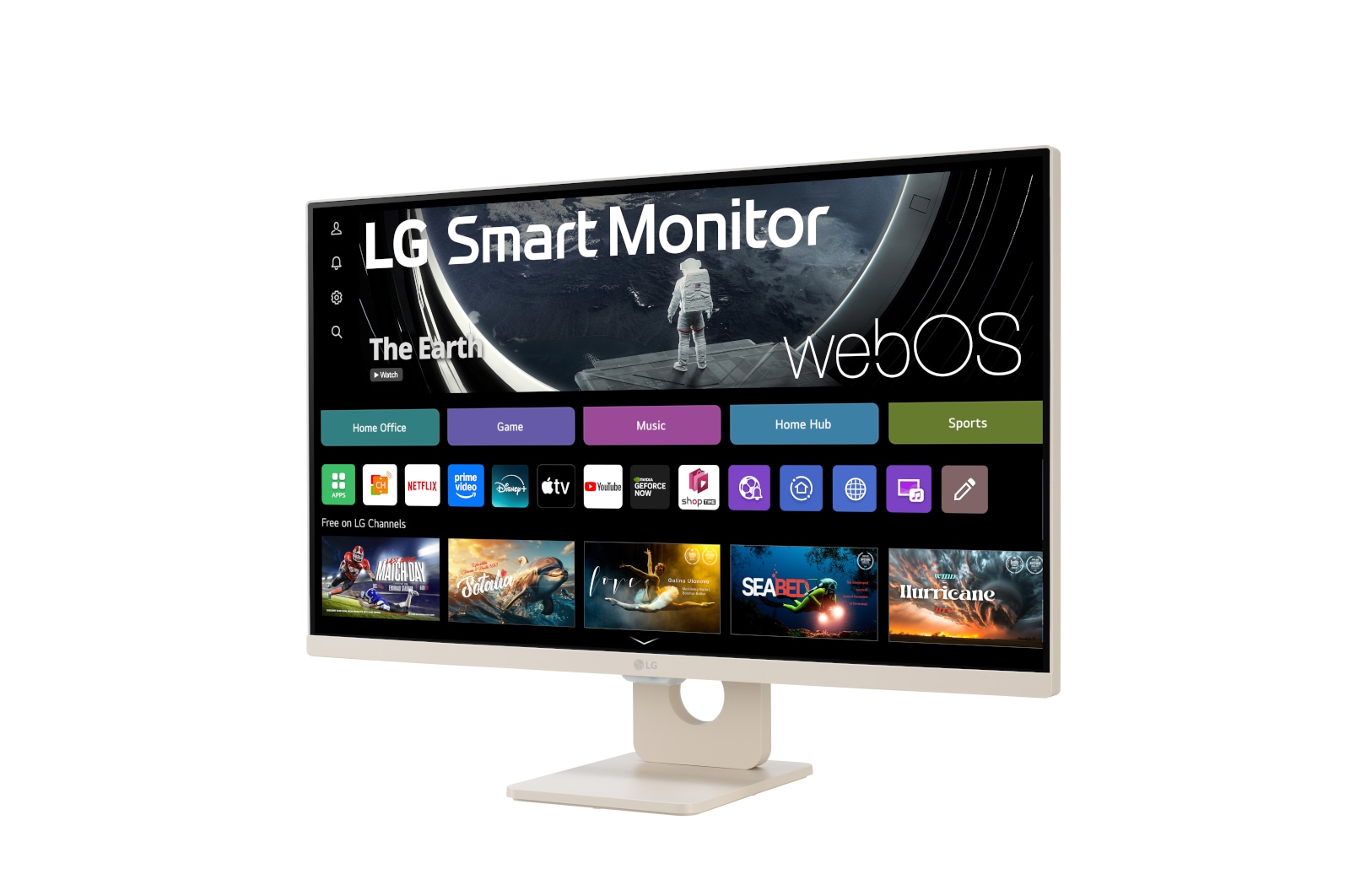 LG 27”-os 16:9 képarányú Smart Monitor webOS platformmal, 27SR50F-E