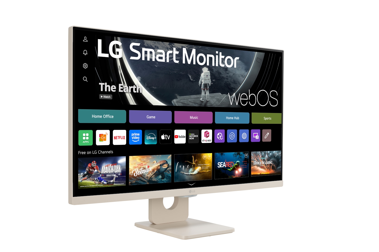 LG 27”-os 16:9 képarányú Smart Monitor webOS platformmal, 27SR50F-E
