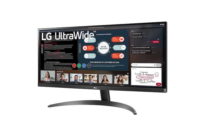 LG 29" méretű FHD IPS UltraWide™ monitor 21:9-es képaránnyal és HDR10-zel, 29WP500-B
