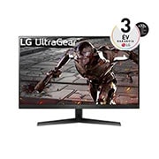 LG 31,5”-os UltraGear™ Full HD gaming monitor 165 Hz-es képfrissítéssel és 1 ms-os MBR válaszidővel, NVIDA® G-SYNC® kompatibilitással, 32GN50R-B