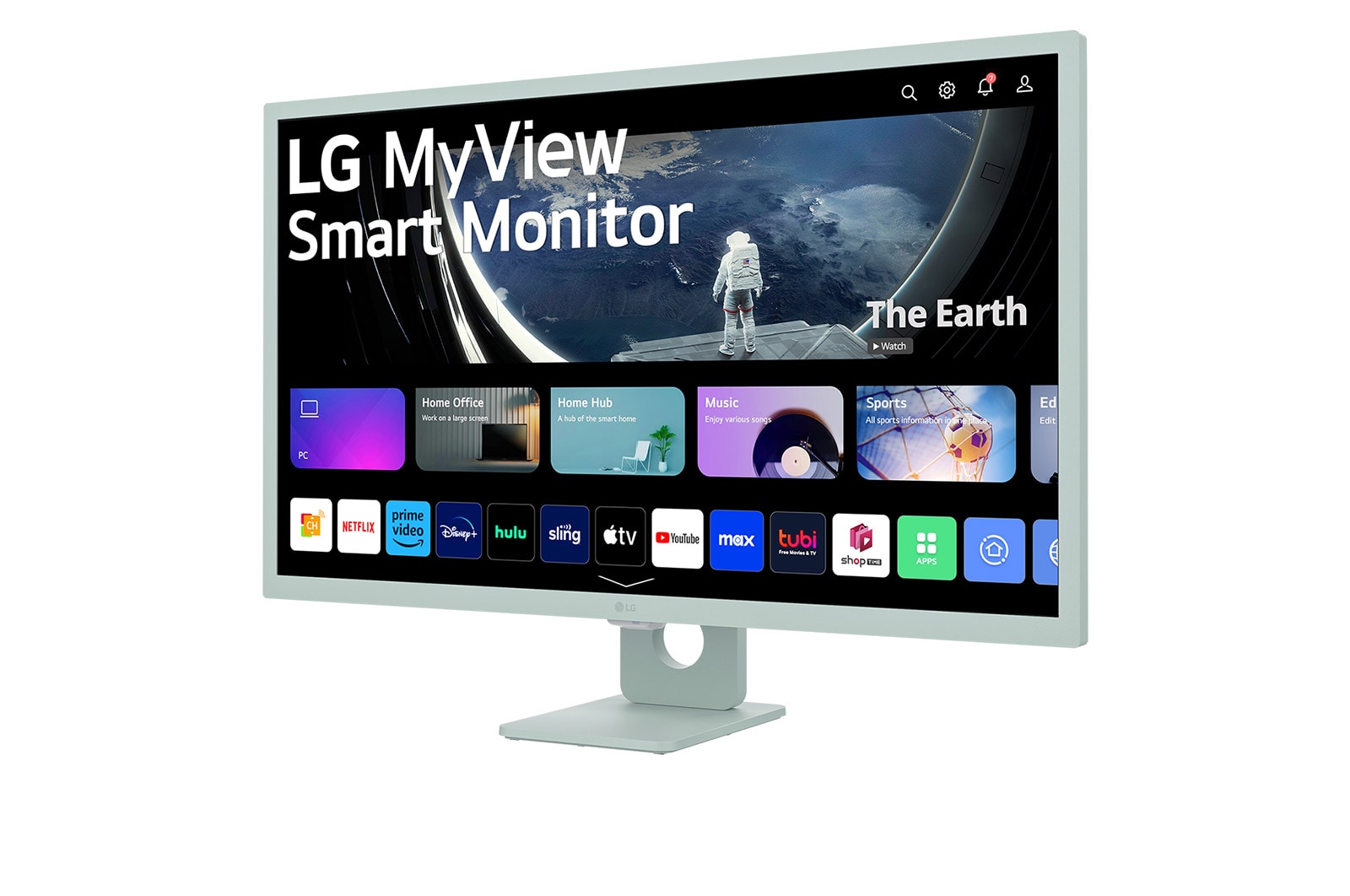 LG 32”-os 16:9 képarányú Smart Monitor webOS platformmal, 32SR50F-G