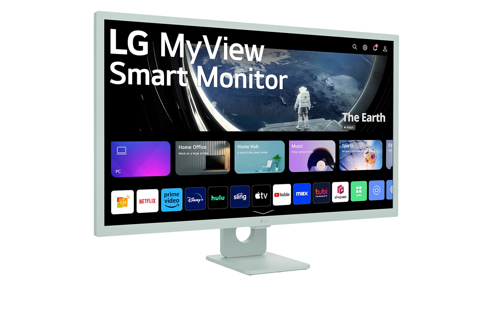 LG 32”-os 16:9 képarányú Smart Monitor webOS platformmal, 32SR50F-G