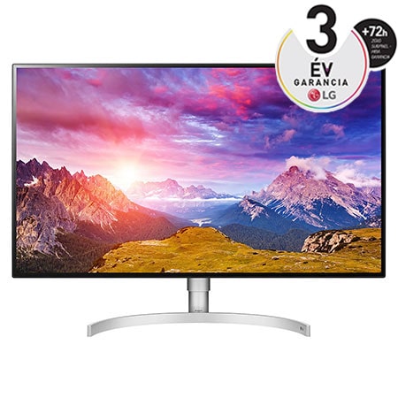 Front view of 31,5&#34; méretű UHD 4K Thunderbolt™ 3 monitor 4K-s láncba kapcsolási lehetőséggel 32UL950-W