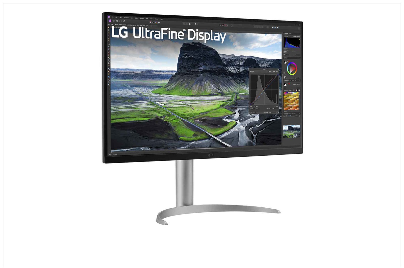LG 32”-os UltraFine™ 16:9 képarányú 4K IPS monitor 60 Hz-es képfrissítési sebességgel, 32UQ850V-W