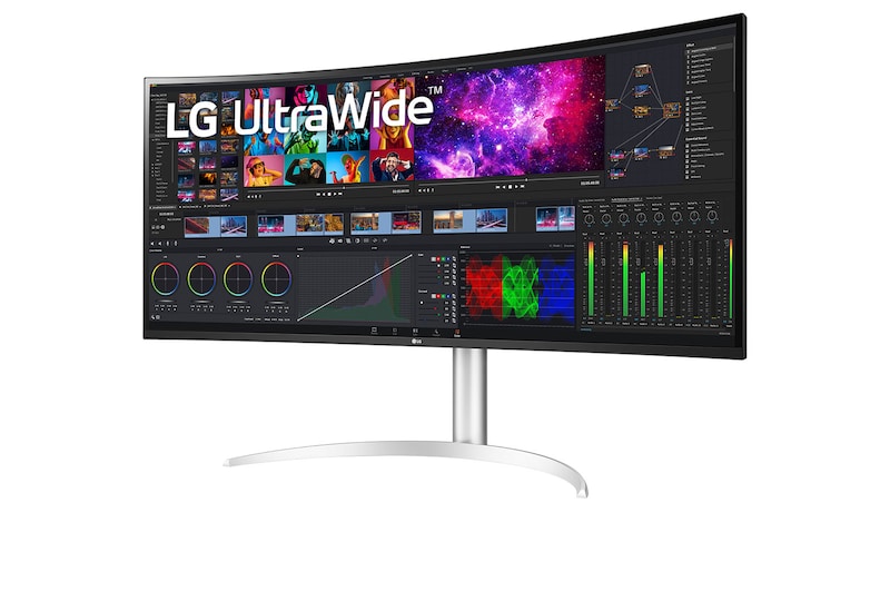 LG 40”-os UltraWide™ 21:9 képarányú, ívelt 5K2K Nano IPS monitor, 40WP95CP-W