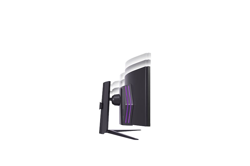 LG 49”-os UltraGear™ 32:9 képarányú, dupla QHD, ívelt gamer monitor 240 Hz-es képfrissítési sebességgel, 49GR85DC-B
