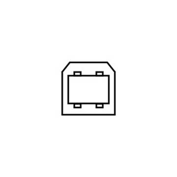 USB 3.0 upstream piktogram.