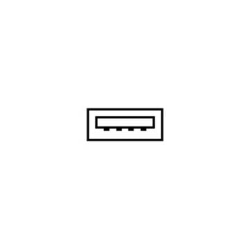 USB 3.0 downstream piktogram.