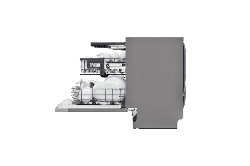 LG QuadWash™ beépíthető mosogatógép, 14 teríték, ThinQ™ WiFi funkció, DB243TX