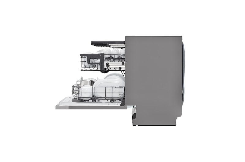 LG QuadWash™ beépíthető mosogatógép, 14 teríték, ThinQ™ WiFi funkció, DB243TX