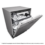 LG QuadWash™ beépíthető gőzös mosogatógép TrueSteam™ technológiával, 14 teríték, DB325TXS