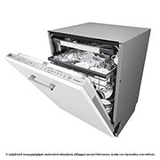 LG QuadWash™ beépíthető gőzös mosogatógép TrueSteam™ technológiával, 14 teríték, DB325TXS