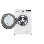 LG 8/5 kg, max. 1200 ford./perc, Gőz mosó-szárítógép, TurboWash™360 és AI DD™ technológia, Keskeny kialakítás, F2DR508S1W