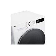 LG 8/5 kg, max. 1200 ford./perc, Gőz mosó-szárítógép, TurboWash™360 és AI DD™ technológia, Keskeny kialakítás, F2DR508S1W