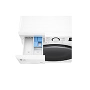 LG 8/5 kg, max. 1200 ford./perc, Gőz mosó-szárítógép, TurboWash™360 és AI DD™ technológia, Keskeny kialakítás, F2DR508S1W