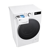 LG 8/5 kg, max. 1200 ford./perc, Gőz mosó-szárítógép, TurboWash™360 és AI DD™ technológia, Keskeny kialakítás, F2DR508S1W