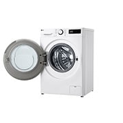 LG 8/5 kg, max. 1200 ford./perc, Gőz mosó-szárítógép, TurboWash™360 és AI DD™ technológia, Keskeny kialakítás, F2DR508S1W