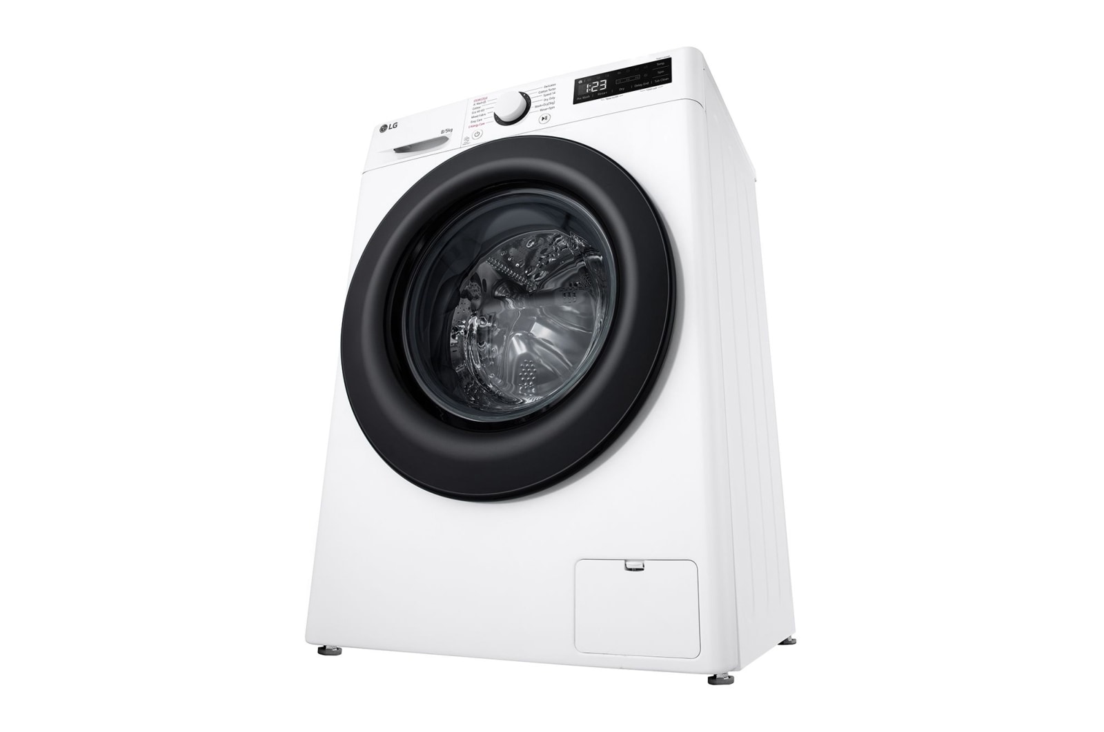 LG 8/5 kg, max. 1200 ford./perc, Gőz mosó-szárítógép, AI DD™ technológia, Keskeny kialakítás, F2DR508SBW