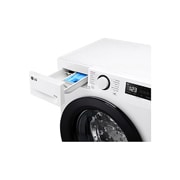 LG 8/5 kg, max. 1200 ford./perc, Gőz mosó-szárítógép, AI DD™ technológia, Keskeny kialakítás, F2DR508SBW