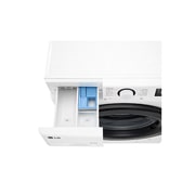 LG 8/5 kg, max. 1200 ford./perc, Gőz mosó-szárítógép, AI DD™ technológia, Keskeny kialakítás, F2DR508SBW