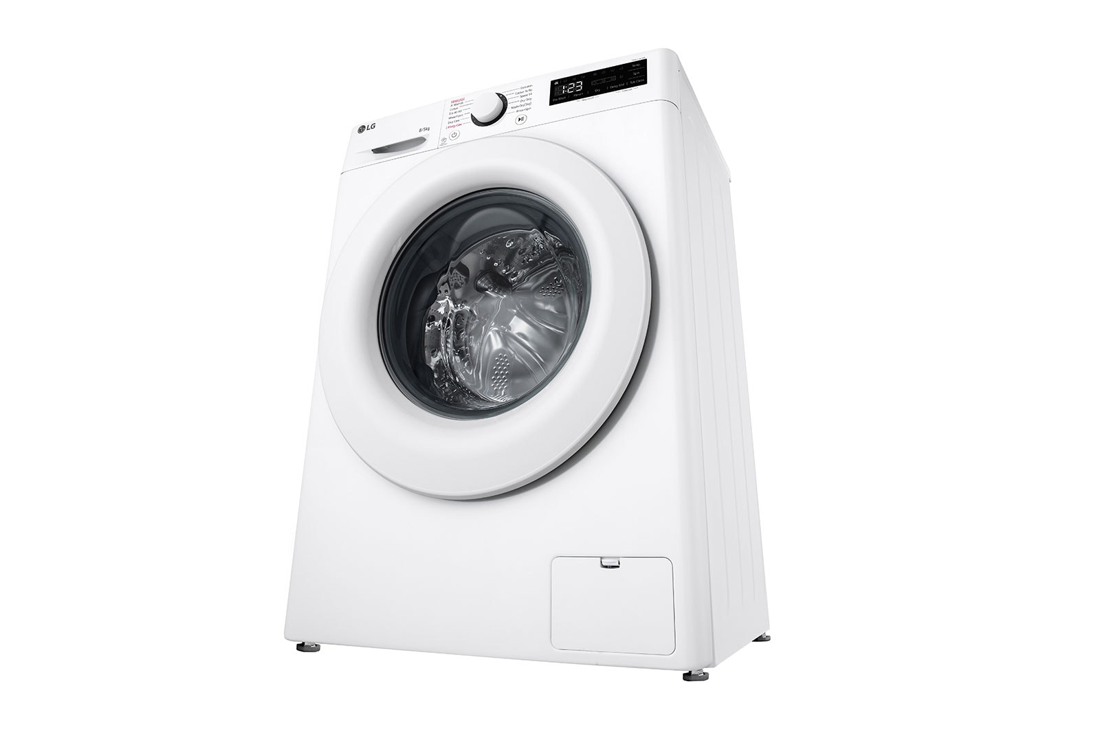 LG 8/5 kg, max. 1200 ford./perc, Gőz mosó-szárítógép, AI DD™ technológia, Keskeny kialakítás, F2DR508SWW