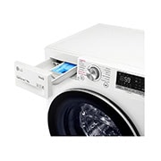 LG 7/5 kg, max. 1200 ford./perc, Gőz mosó-szárítógép, TurboWash™, AI DD™ és WiFi funkció, Keskeny kialakítás, F2DV5S7S1E