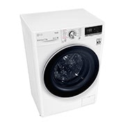 LG 7/5 kg, max. 1200 ford./perc, Gőz mosó-szárítógép, TurboWash™, AI DD™ és WiFi funkció, Keskeny kialakítás, F2DV5S7S1E