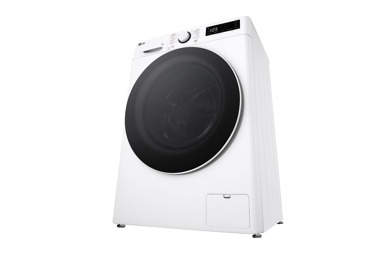 LG 8 kg, max. 1200 ford./perc, Gőzmosógép, TurboWash™360, AI DD™, Keskeny kialakítás, F2WR508S0W