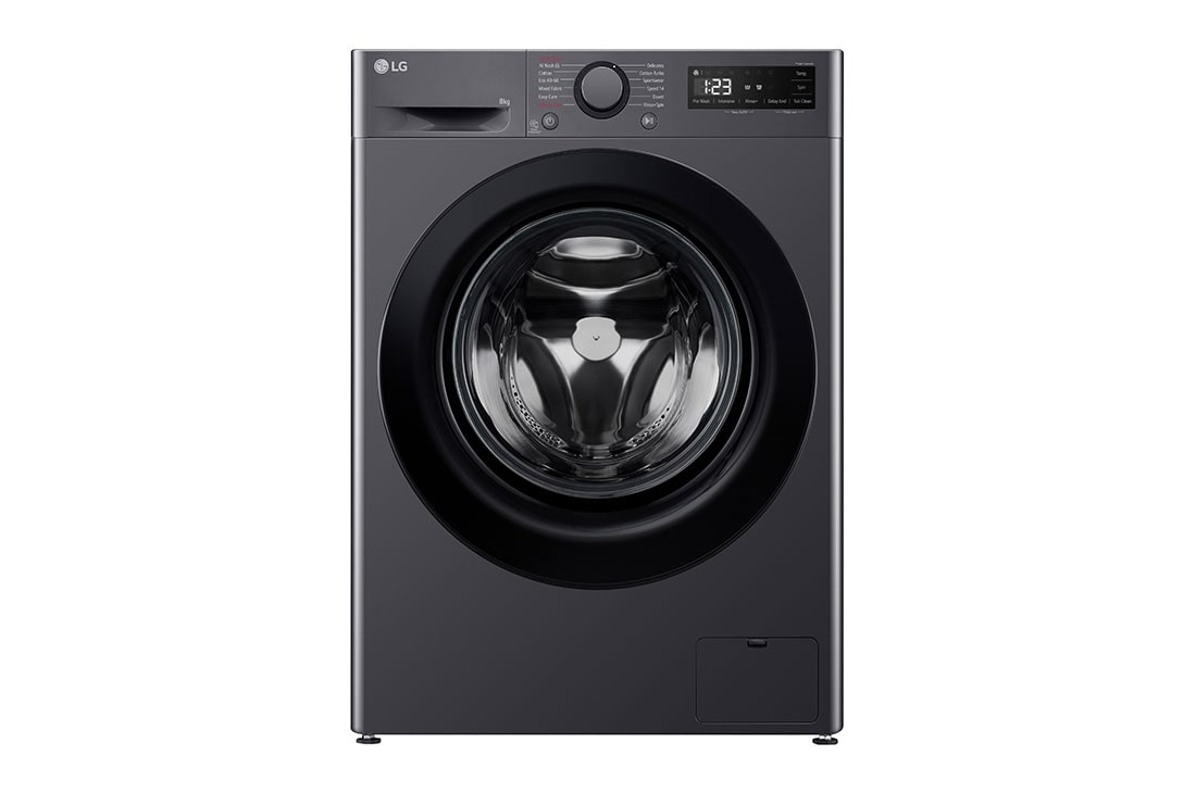 LG 8 kg, max. 1200 ford./perc, Gőzmosógép, AI DD™ technológia, Keskeny kialakítás, F2WR508SBM