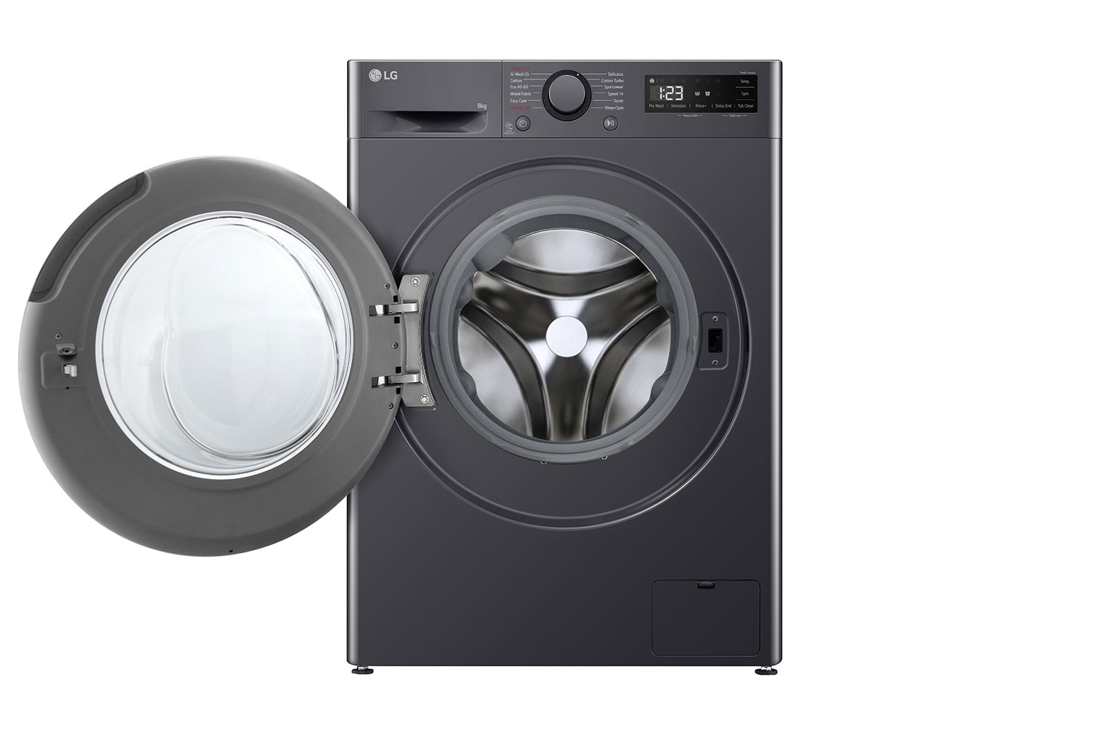 LG 8 kg, max. 1200 ford./perc, Gőzmosógép, AI DD™ technológia, Keskeny kialakítás, F2WR508SBM