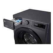 LG 8 kg, max. 1200 ford./perc, Gőzmosógép, AI DD™ technológia, Keskeny kialakítás, F2WR508SBM