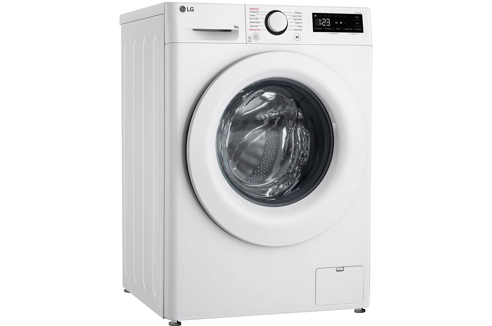LG 8 kg, max. 1200 ford./perc, Gőzmosógép, AI DD™ technológia, Keskeny kialakítás, F2WR508SWW