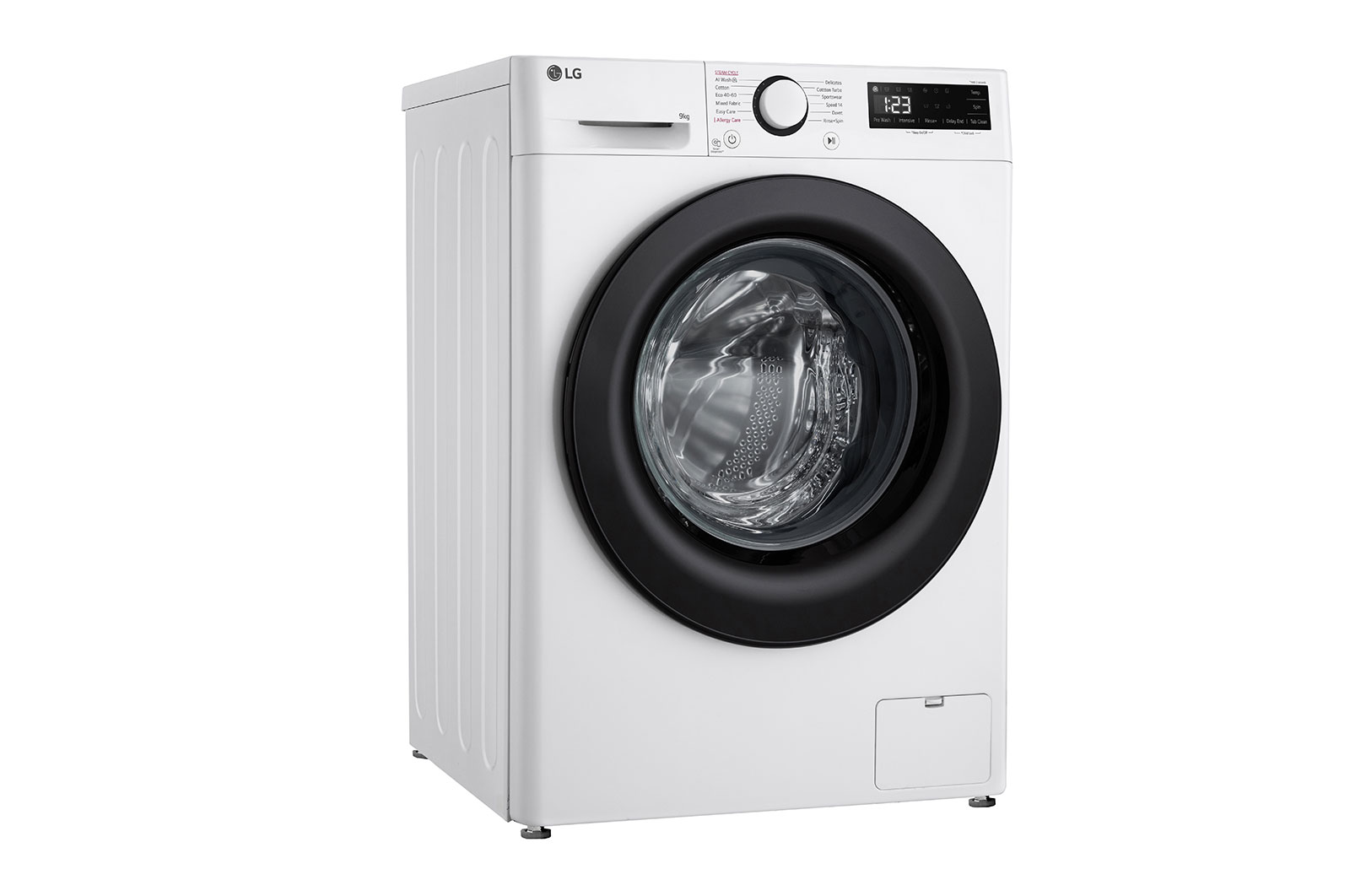 LG 9 kg, max. 1200 ford./perc, Gőzmosógép, AI DD™ technológia, Keskeny kialakítás, F2WR509SBW