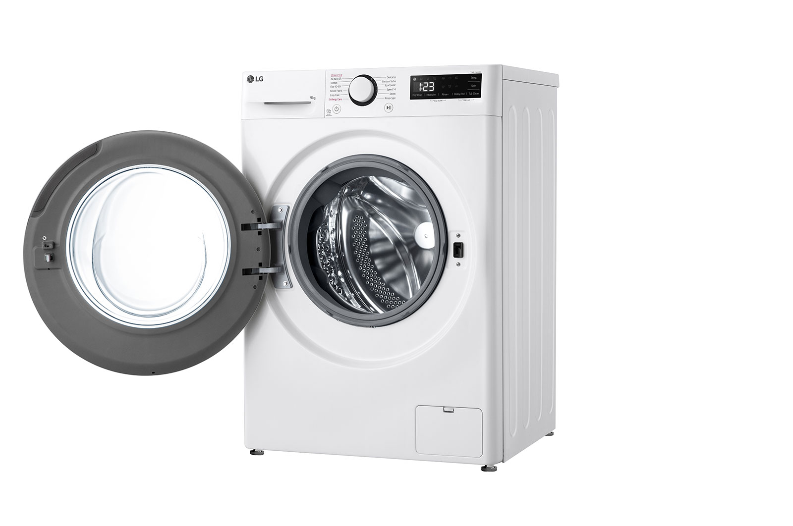 LG 9 kg, max. 1200 ford./perc, Gőzmosógép, AI DD™ technológia, Keskeny kialakítás, F2WR509SBW