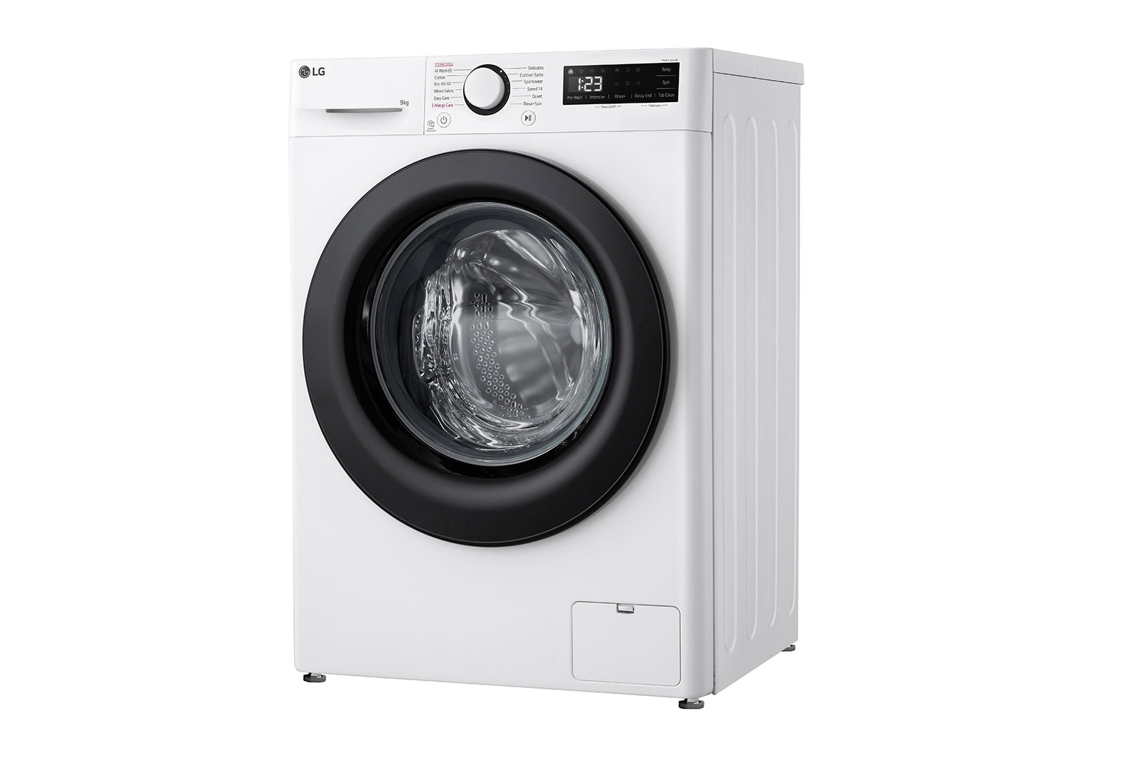 LG 9 kg, max. 1200 ford./perc, Gőzmosógép, AI DD™ technológia, Keskeny kialakítás, F2WR509SBW