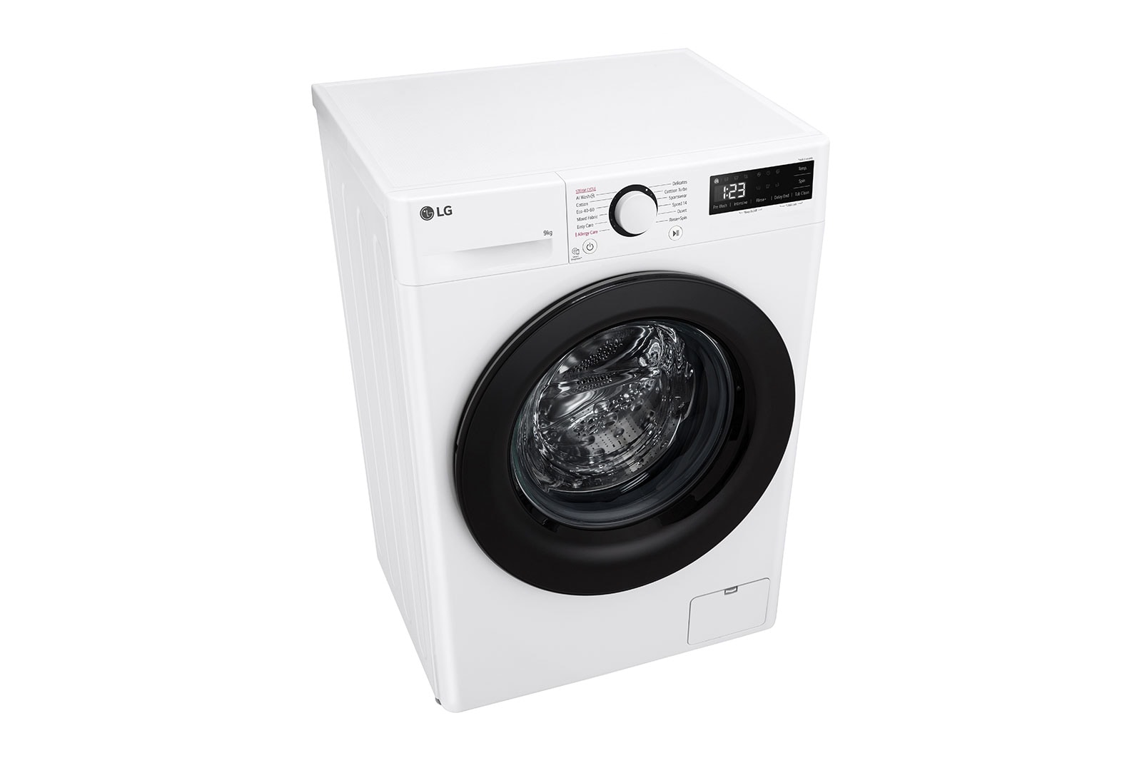 LG 9 kg, max. 1200 ford./perc, Gőzmosógép, AI DD™ technológia, Keskeny kialakítás, F2WR509SBW