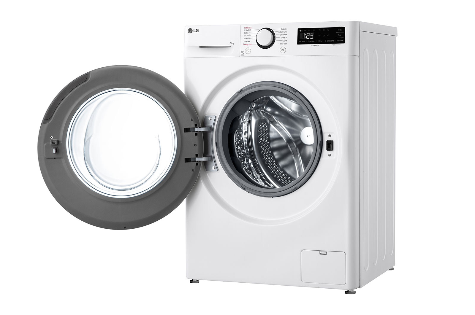 LG 9 kg, max. 1200 ford./perc, Gőzmosógép, AI DD™ technológia, Keskeny kialakítás, F2WR509SWW