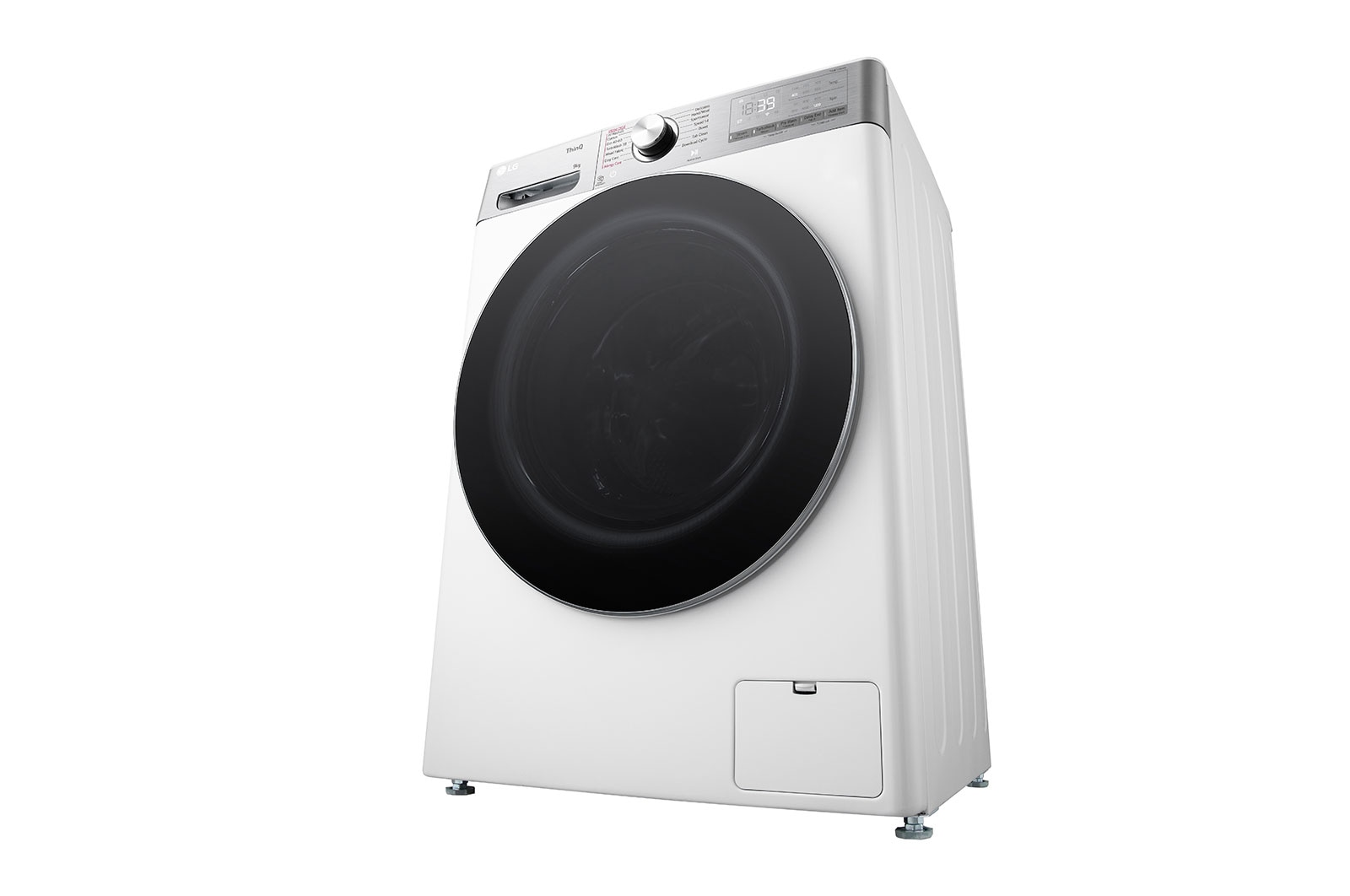 LG 9 kg, max. 1200 ford./perc, Gőzmosógép, TurboWash™360, AI DD™ és WiFi funkció, Keskeny kialakítás, F2WR909P3W