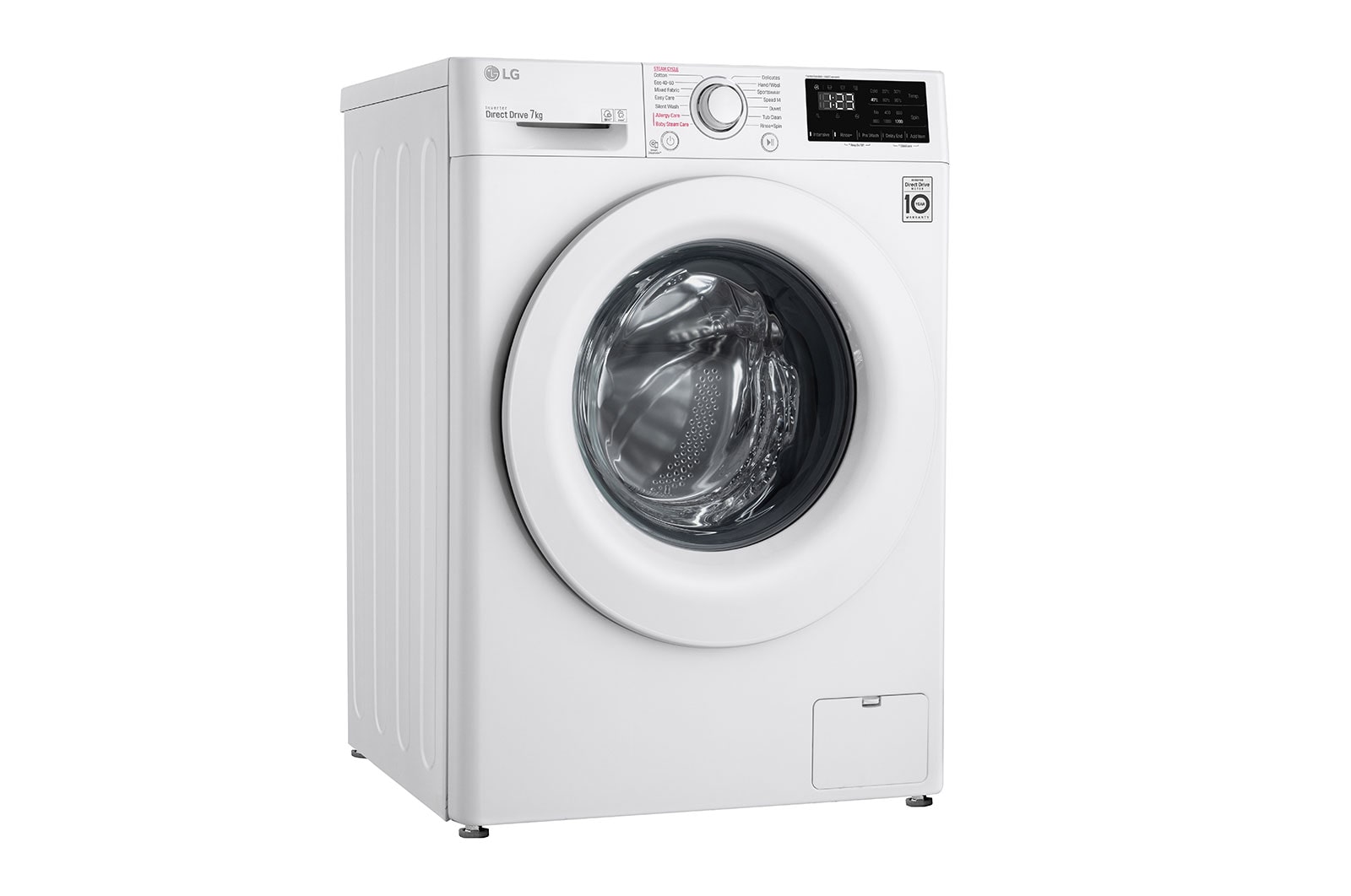 LG 7 kg, max. 1200 ford./perc, Gőzmosógép, AI DD™ technológia, Keskeny kialakítás, F2WV3S7S3E