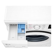 LG 7 kg, max. 1200 ford./perc, Gőzmosógép, AI DD™ technológia, Keskeny kialakítás, F2WV3S7S3E