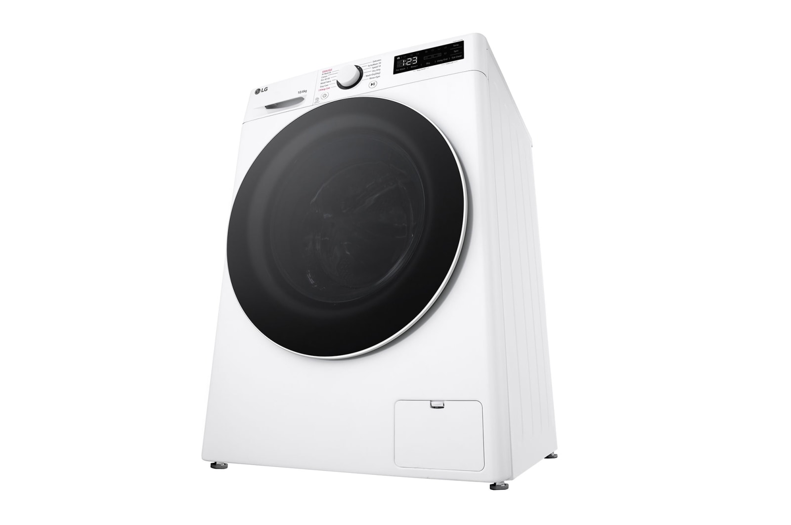 LG 10/6 kg, max. 1400 ford./perc, Gőz mosó-szárítógép, TurboWash™360° és AI DD™ technológia, F4DR510S0W